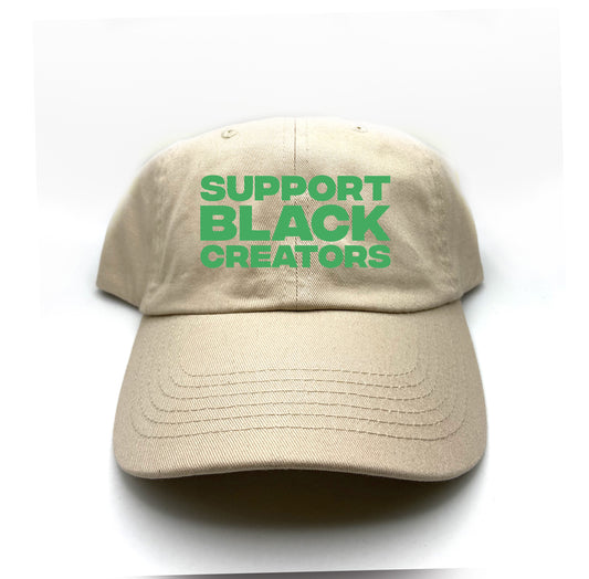 Support Black Creators Green Dad Hat