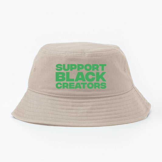 Support Black Creators Green Bucket Hat