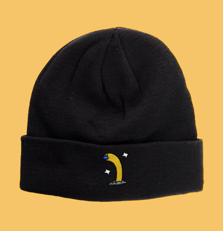 #0960 tall shiny beanie