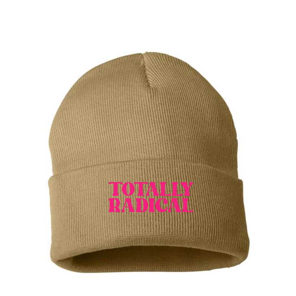 Totally Radical Pink Beanie