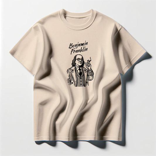 benjamin franklin gangster tee shirt