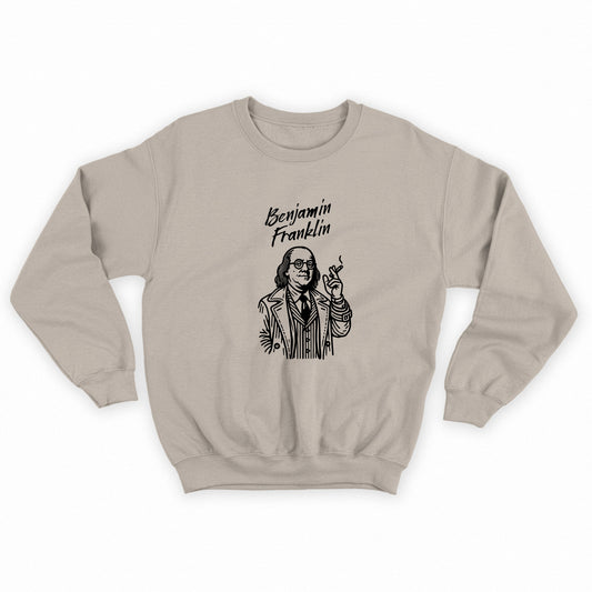 benjamin franklin gangster sweatshirt