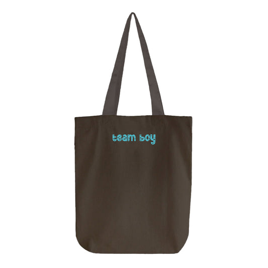 team boy blue tote bag
