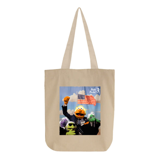 trump ass attempt tote bag