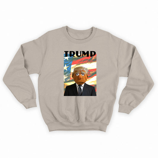trump muppet flag sweatshirt