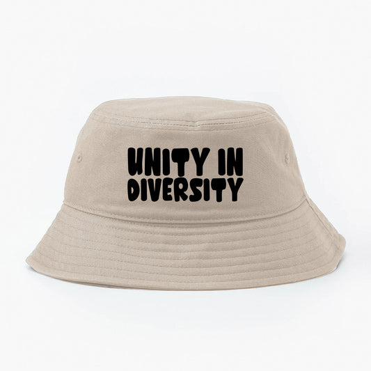 Unity in Diversity Black Bucket Hat