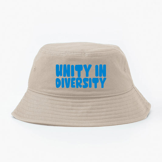 Unity in Diversity Blue Bucket Hat