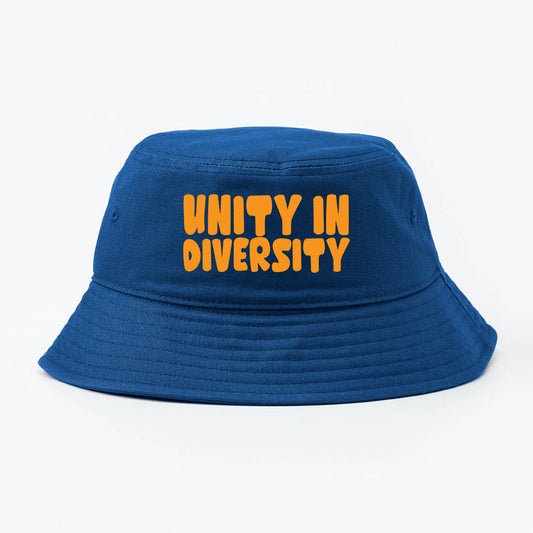 Unity in Diversity Orange Bucket Hat