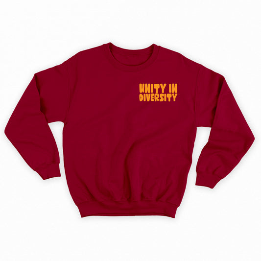 Unity in Diversity Orange Sweatshirt