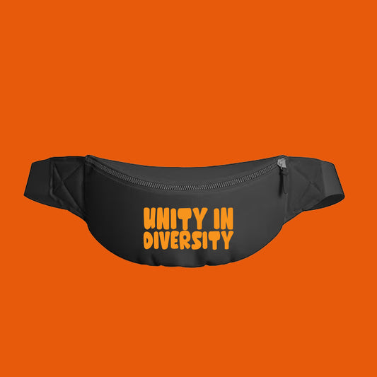 Unity in Diversity Orange Fanny Pack
