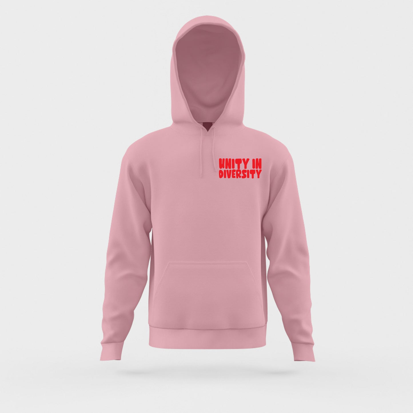 Unity in Diversity Red Hoodie