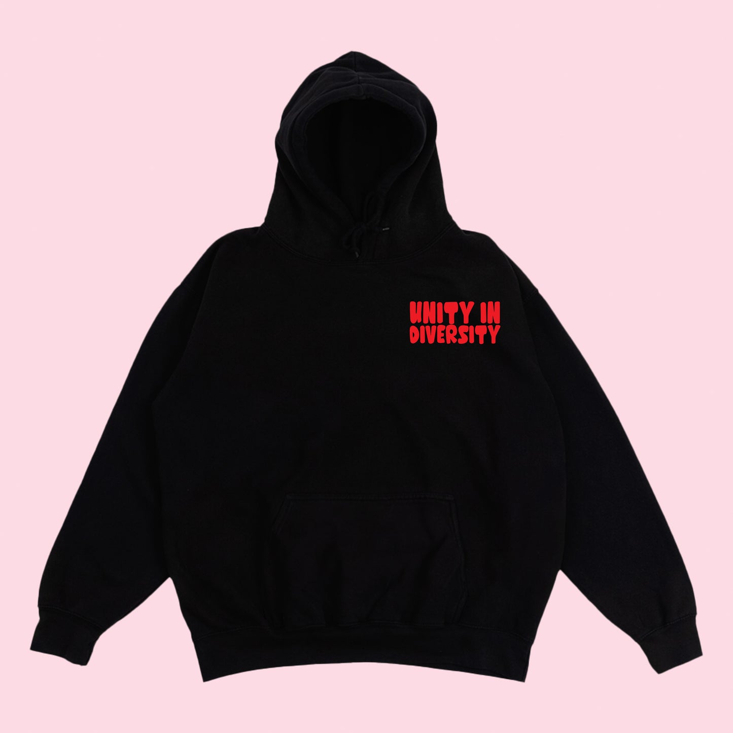 Unity in Diversity Red Hoodie