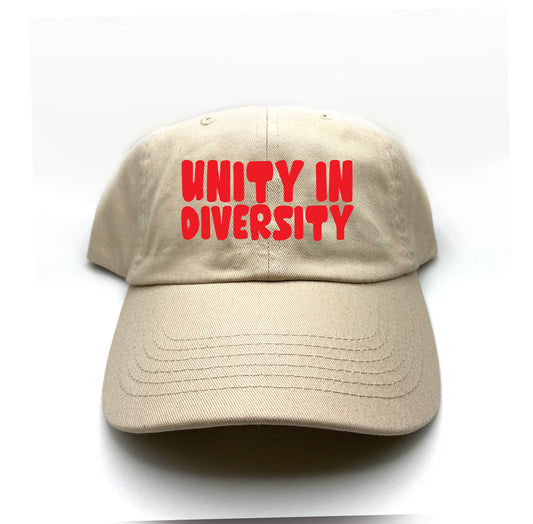 Unity in Diversity Red Dad Hat