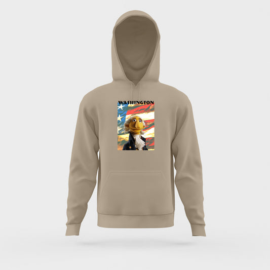 washington muppet flag hoodie