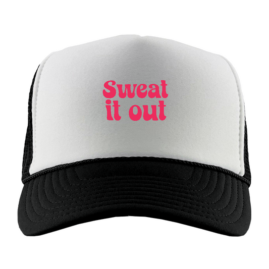 Sweat It Out Red Foam Trucker Hat