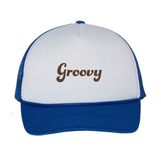 Groovy Brown Foam Trucker Hat