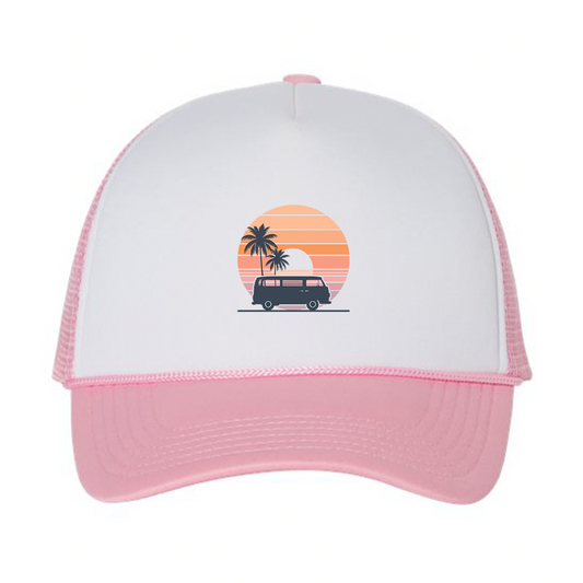 Sunset Van Foam Trucker Hat