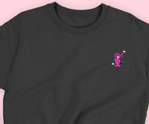 #0202 shiny sweatshirt